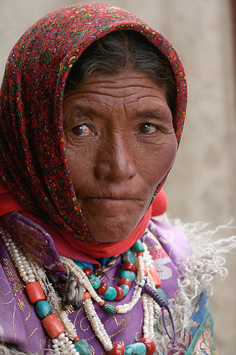 A woman from Ladakh