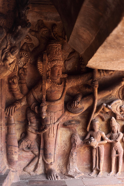Vamana statue, Caves of Badami