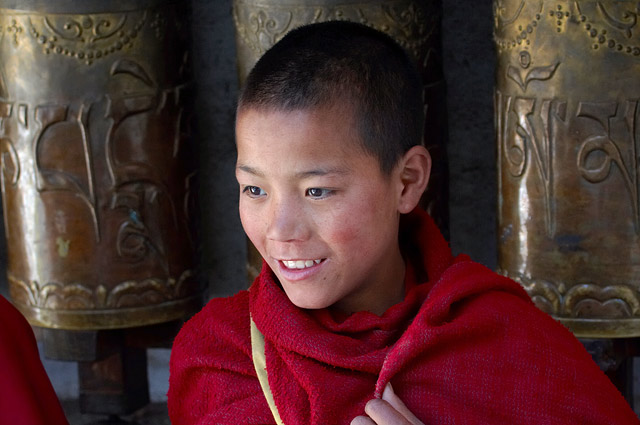 young monk in tawang