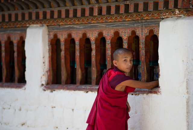 young monks in Bhutan