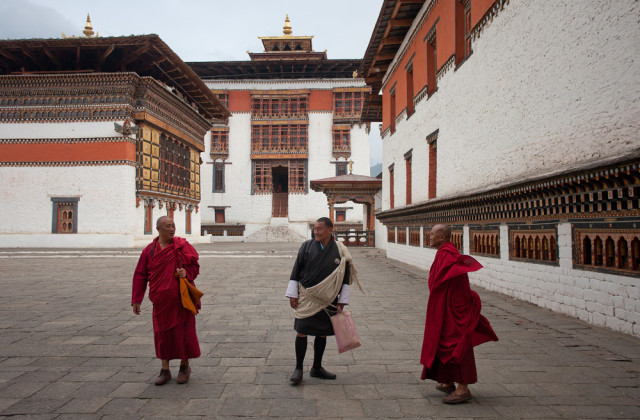 Monks at Thimphu, BHutan